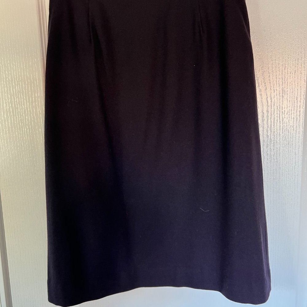 Navy wool skirt, size 14